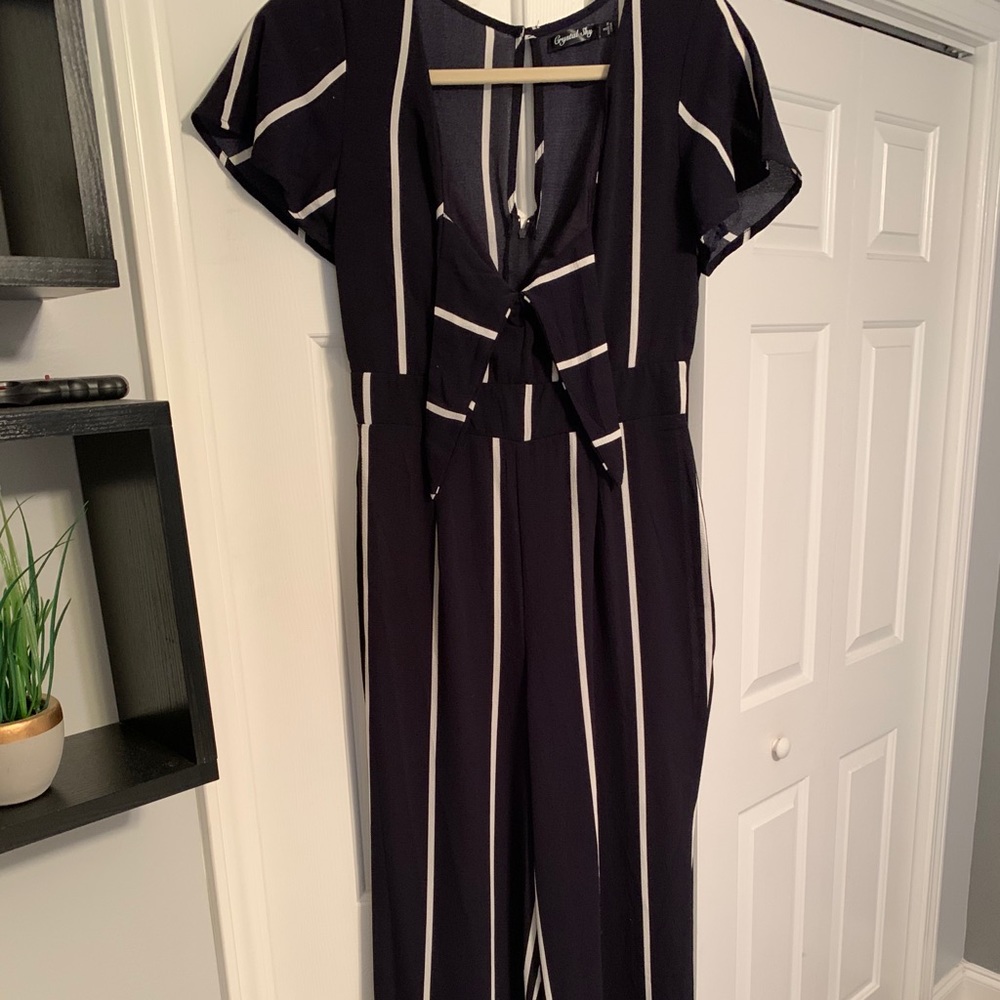 Navy jumpsuit